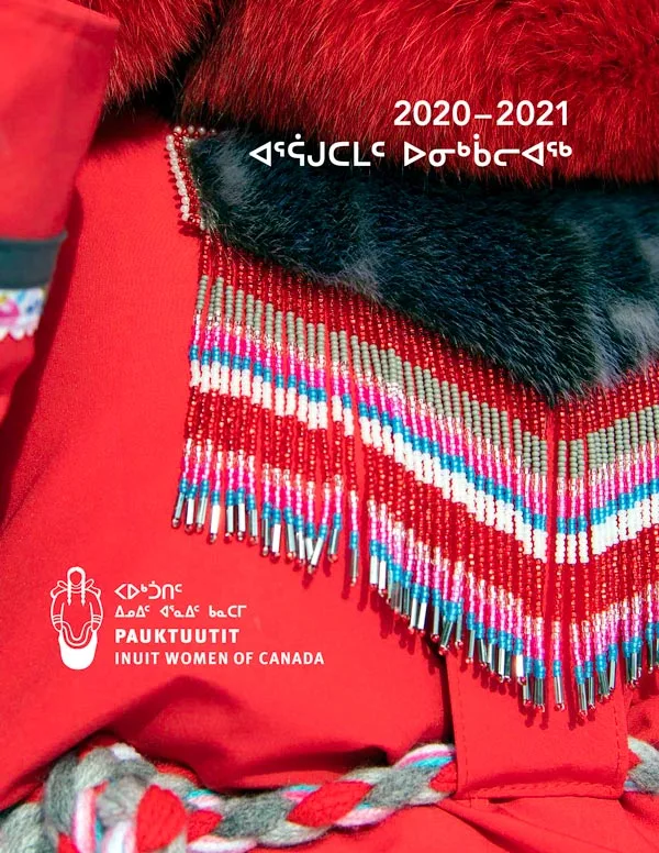 Pauktuutit AnnualReport 2020 2021 Inuktitut cover