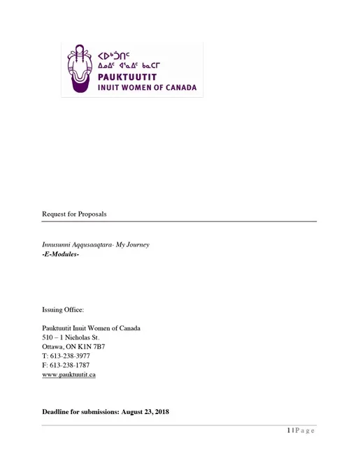 RFP cover