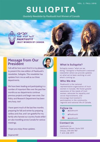 Suliqpita newsletter fall