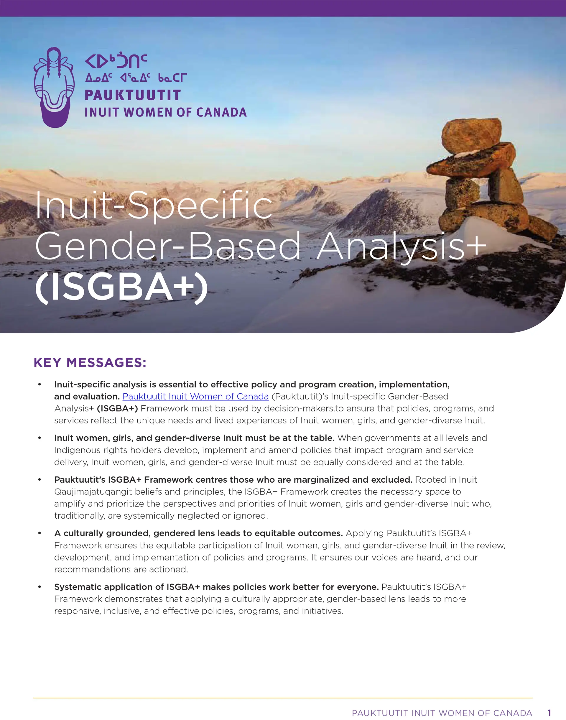 PAUKTUUTIT Brief 01 ISGBA EN cover