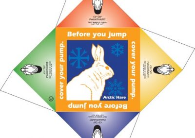 Condom cover – Arctic Hare